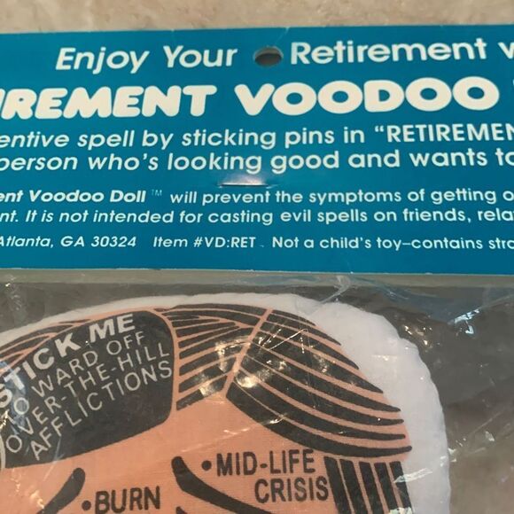 Retirement Voodoo Doll NEW - Picture 4 of 4